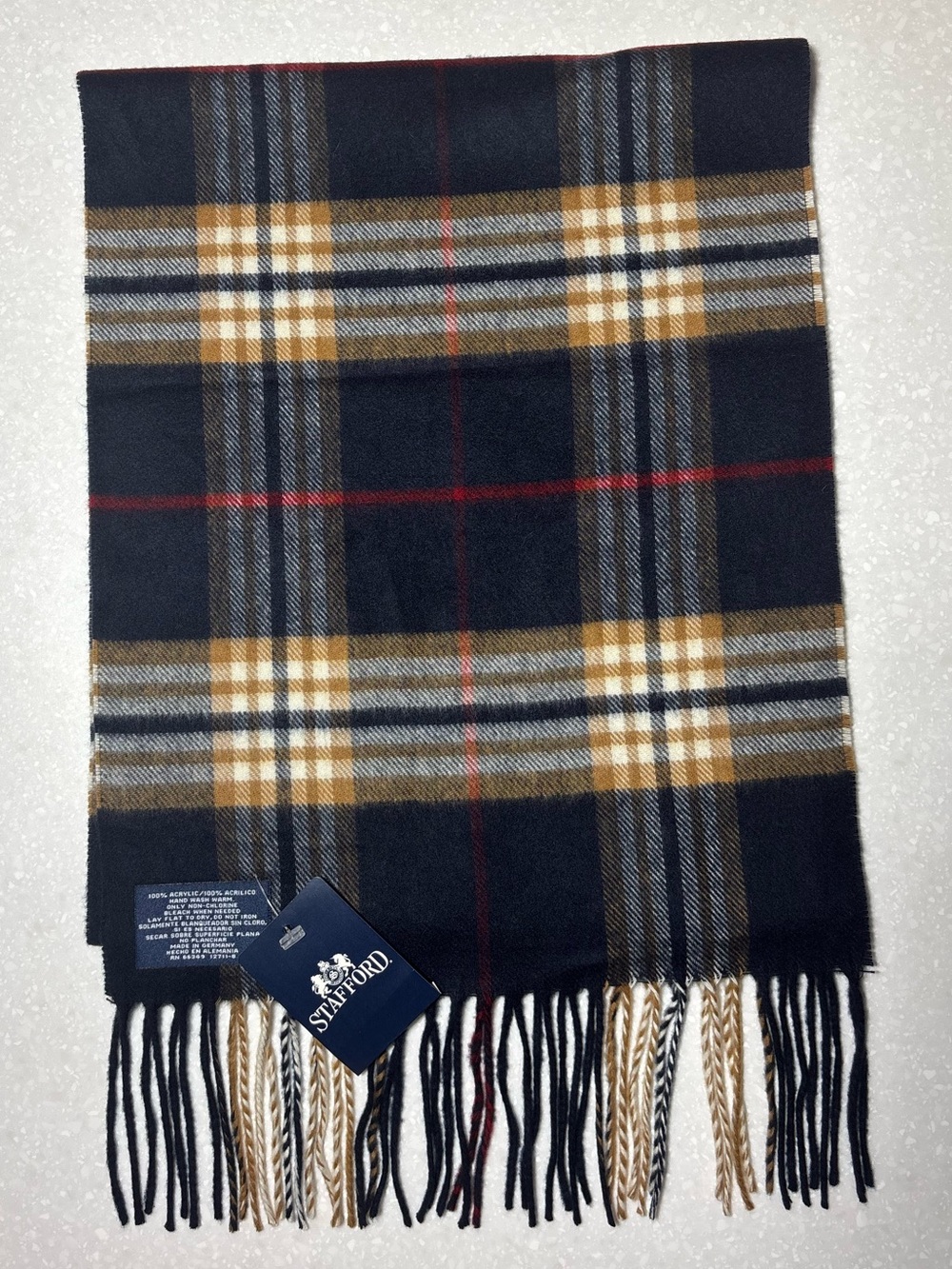 Stafford Plaid Scarf